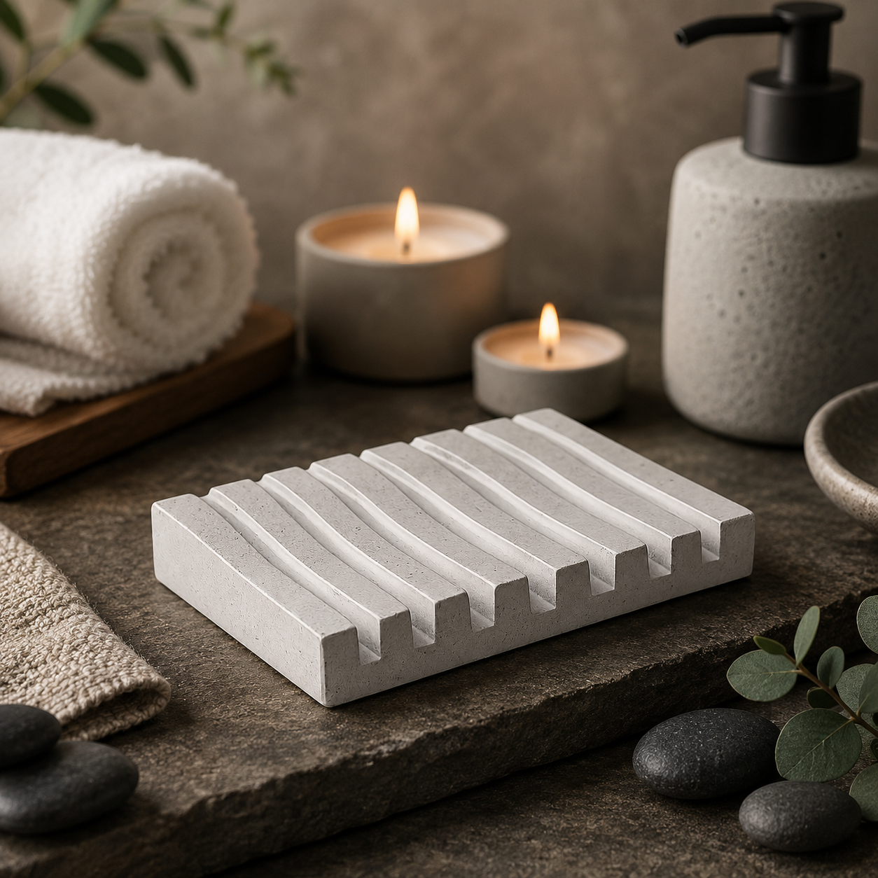 Concrete Soap Rack